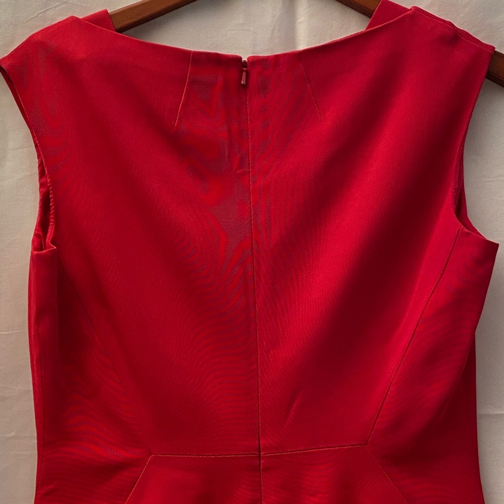 L.k. Bennett D R Tancy Dress Raspberry Size 8 , - Picture 9 of 9
